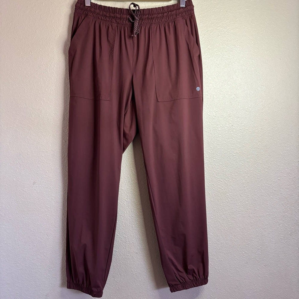 Apana Women’s Cargo Jogger Pants, Size: Small, Color: Rum Raisin size L